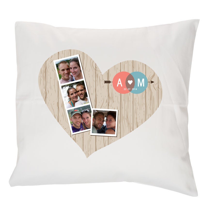 Personalised cushion - Blue - 40 x 40 cm