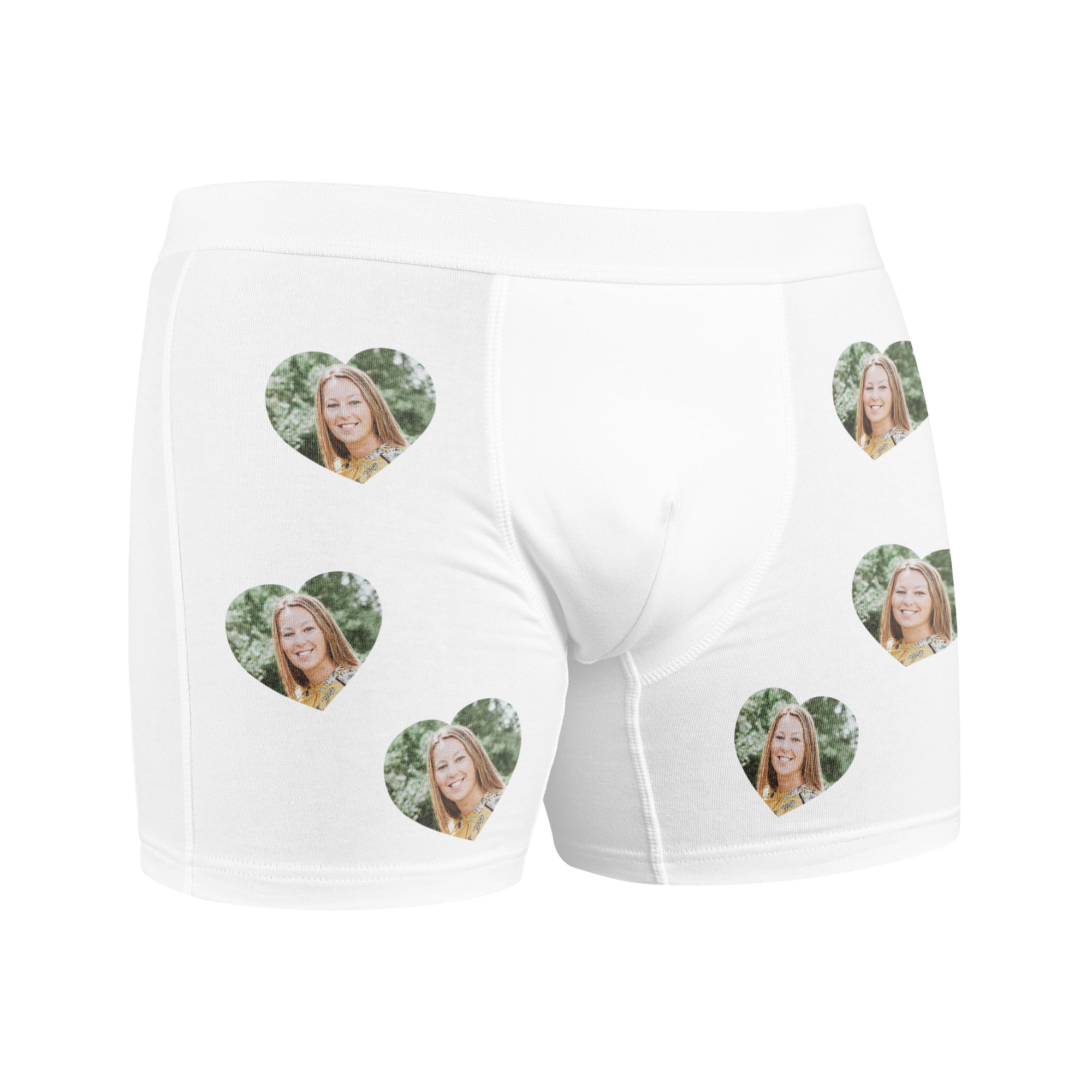 Boxershort bedrukken - M - Wit