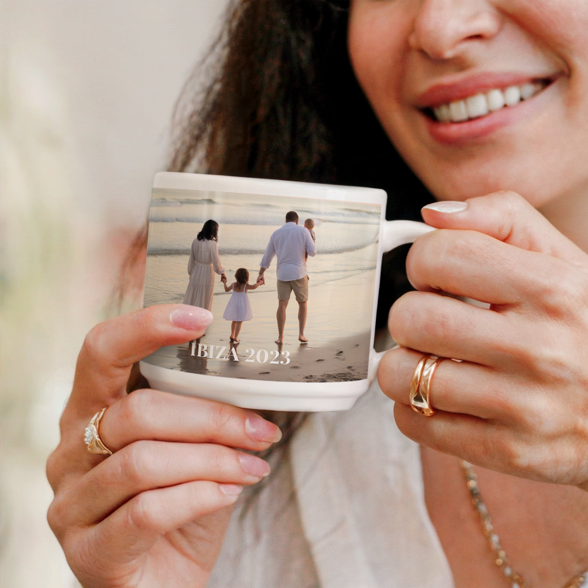 Stapelbare mok met foto - 240 ml Stapelbare mok met foto - 240 ml