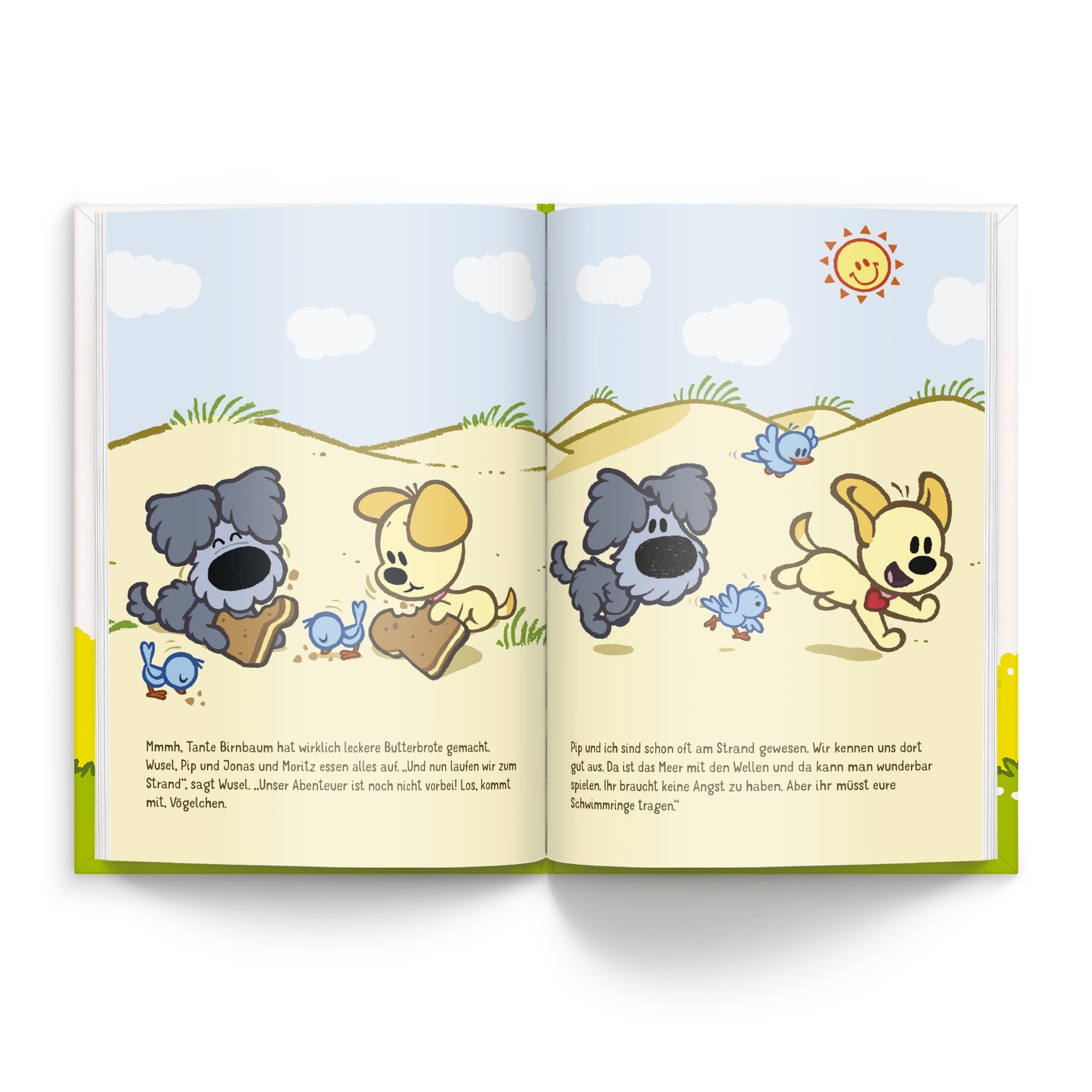 Kinderbuch Geschwister/Zwillinge Wusel & Pip personalisieren