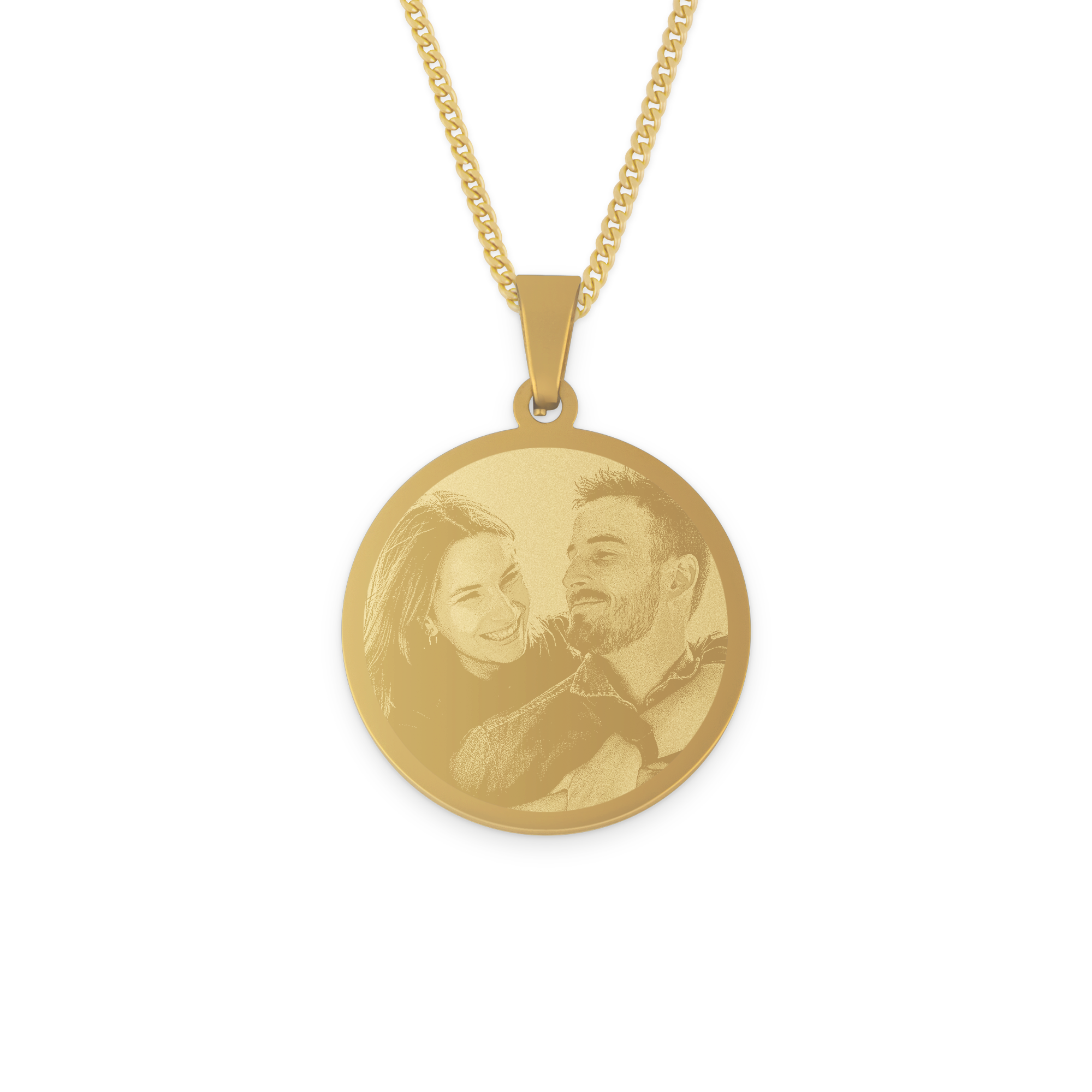 Personalisierte Runde Kette