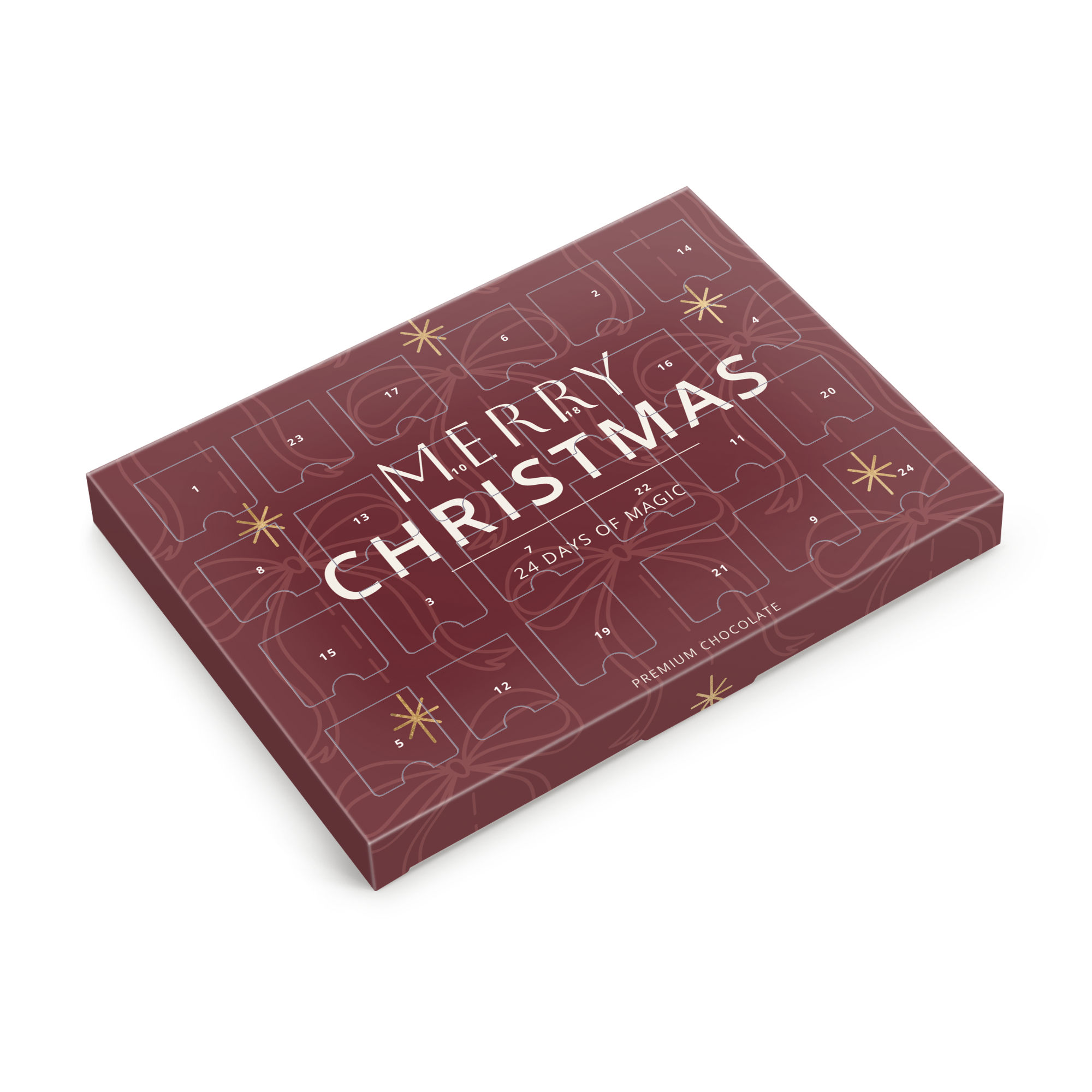 Personalisierter Adventskalender - Foto-Pralinen