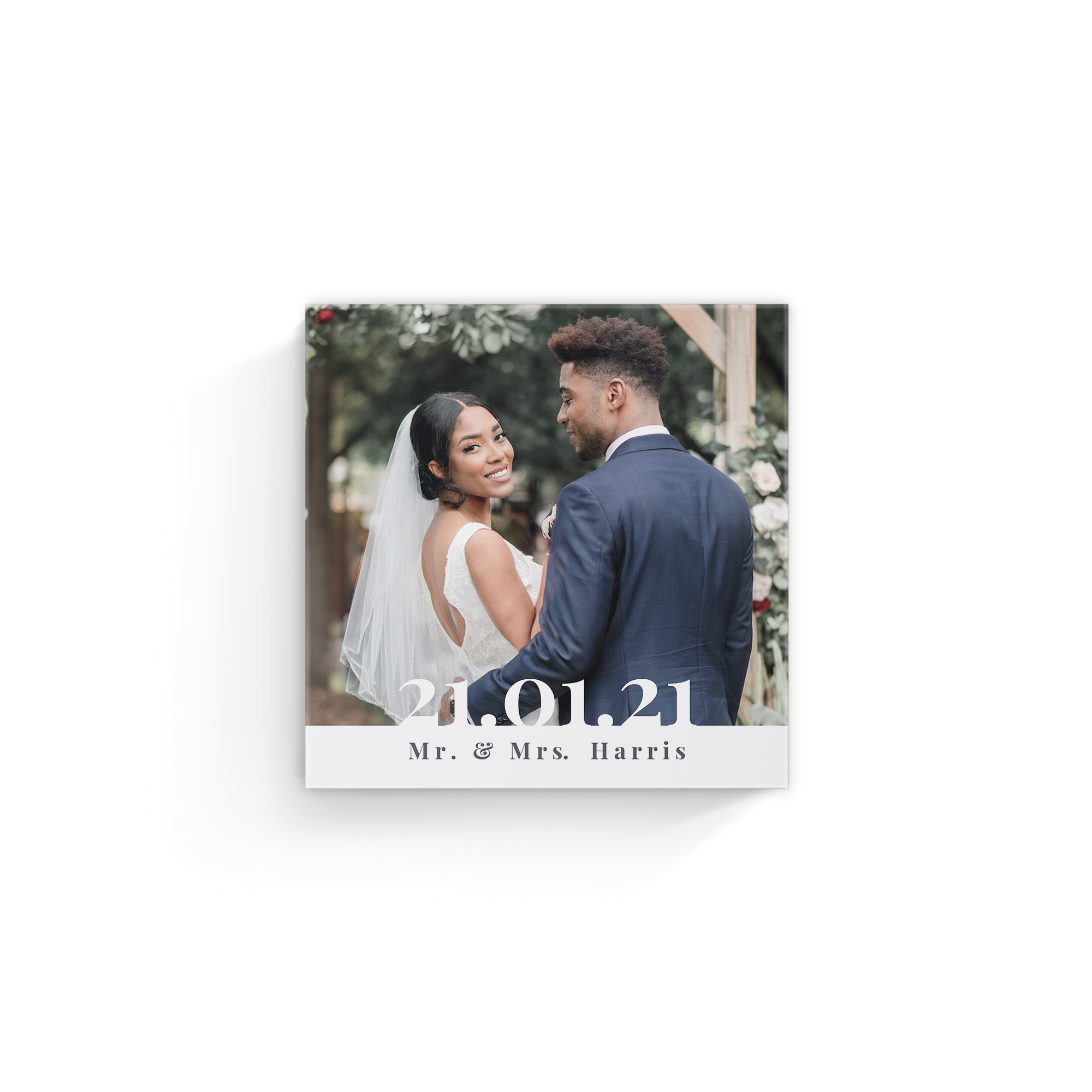 Personalised photo canvas