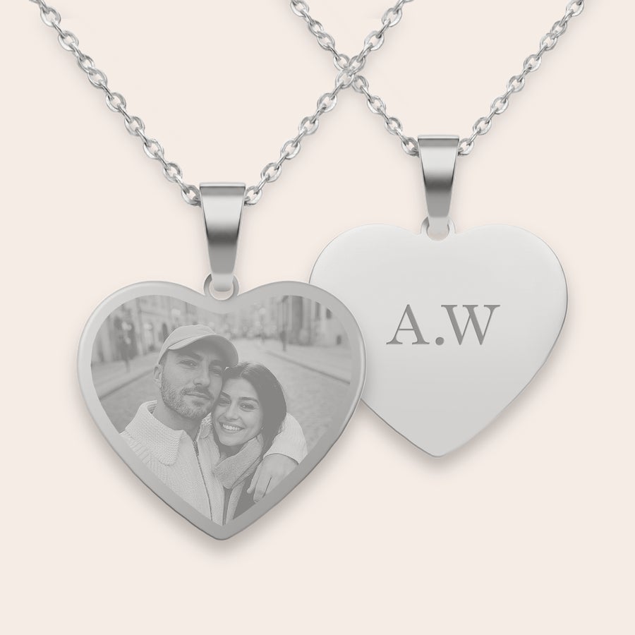 Collier Photo Texte Personnalisable Collier Personnalisable Photo Et Texte - Pendentif Military/Cœur/Rond Acier/Argent 925 Bijou Cadeau Personnalisable Noël Collier Photo Texte Personnalisable Collier Personnalisable Photo Et Texte - Pendentif Military/Cœur/Rond Acier/Argent 925 Bijou Cadeau Personnalisable Noël