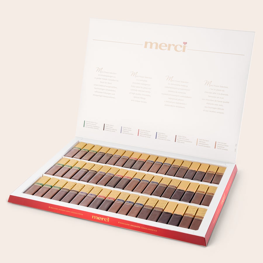 Merci Chokolade med personligt kort Merci Chokolade med personligt kort