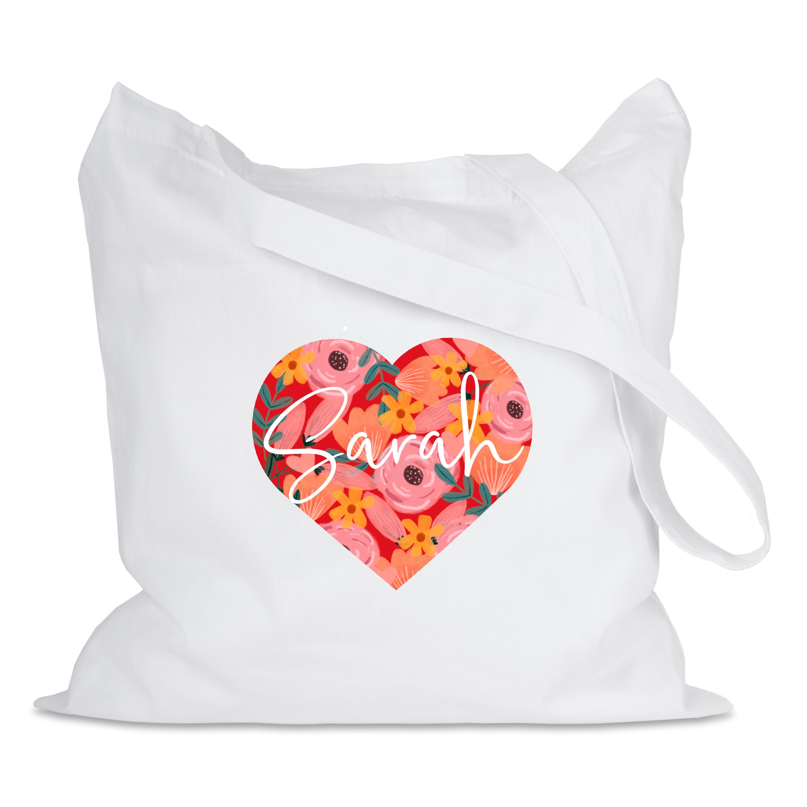 Personalizowane bawełniane torby - 3 - białe