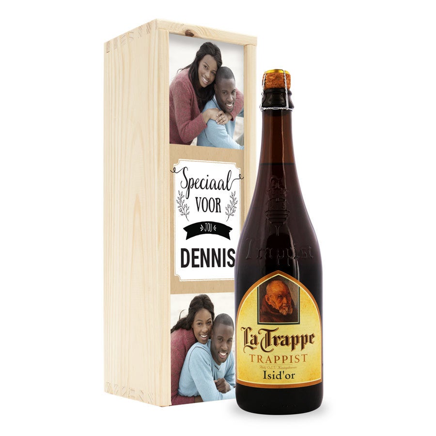 Beer in personalised case - La Trappe Isid'or