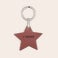Personalised key ring - Leather - Heart / Star Personalised key ring - Leather - Heart / Star