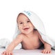 Cape de bain bébé - Blanc