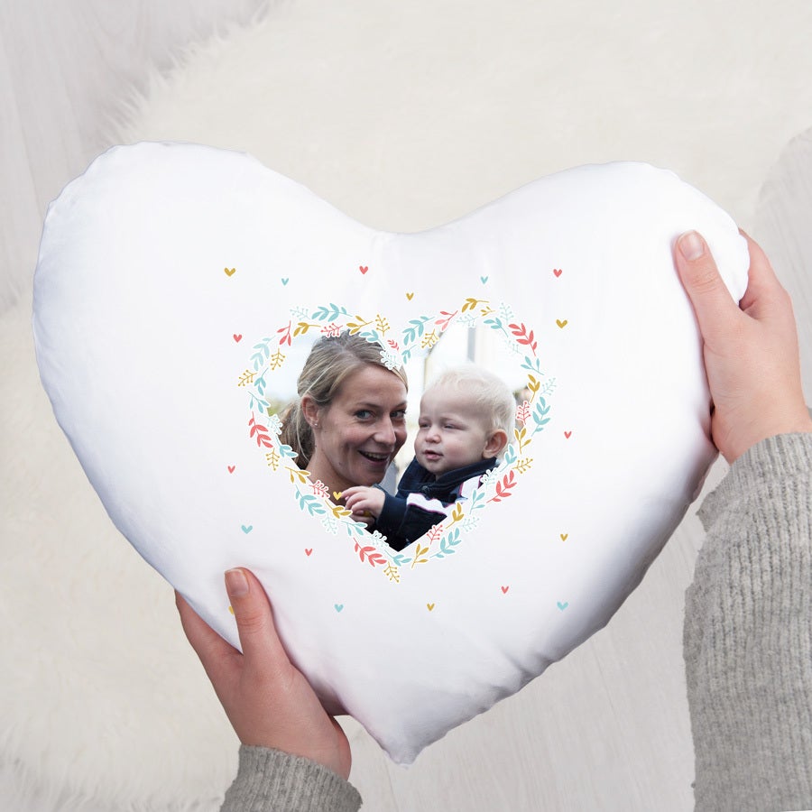 Personalised cushion - Mother's Day - Heart Personalised cushion - Mother's Day - Heart