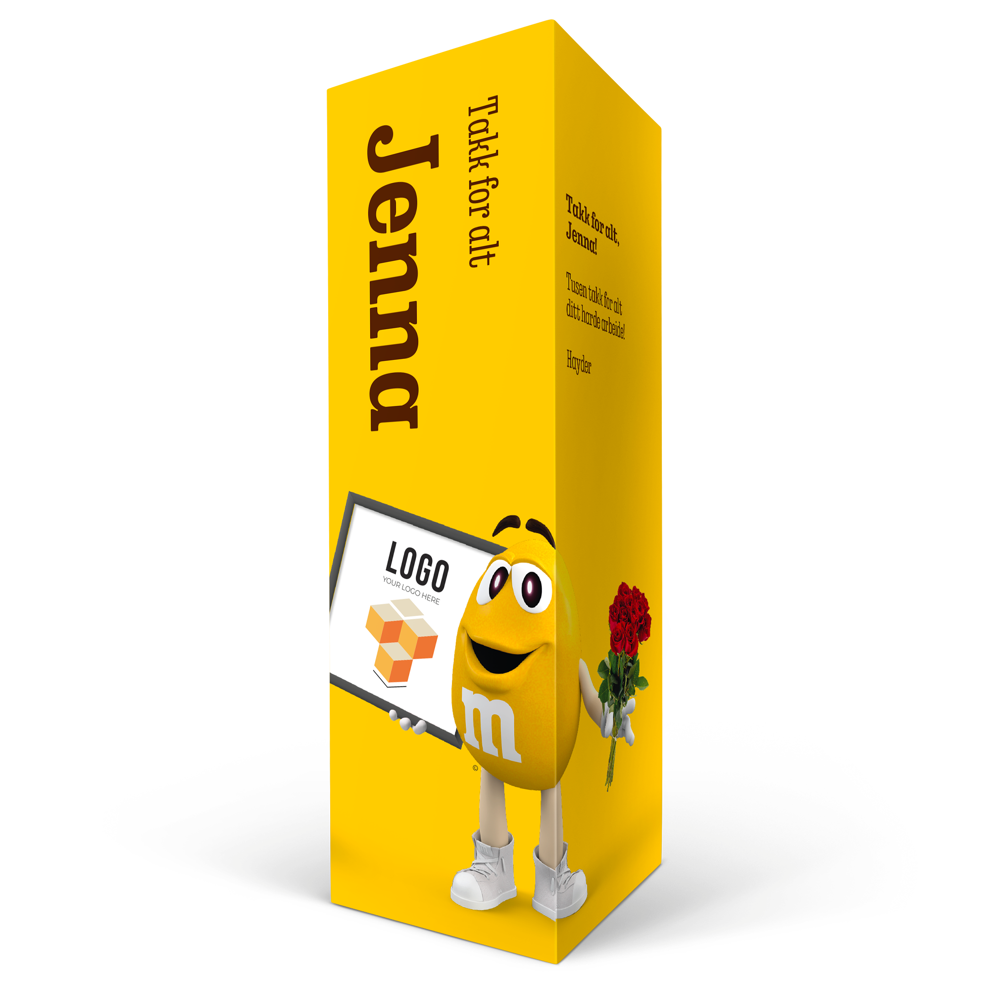 Personlig M&M's gaveeske