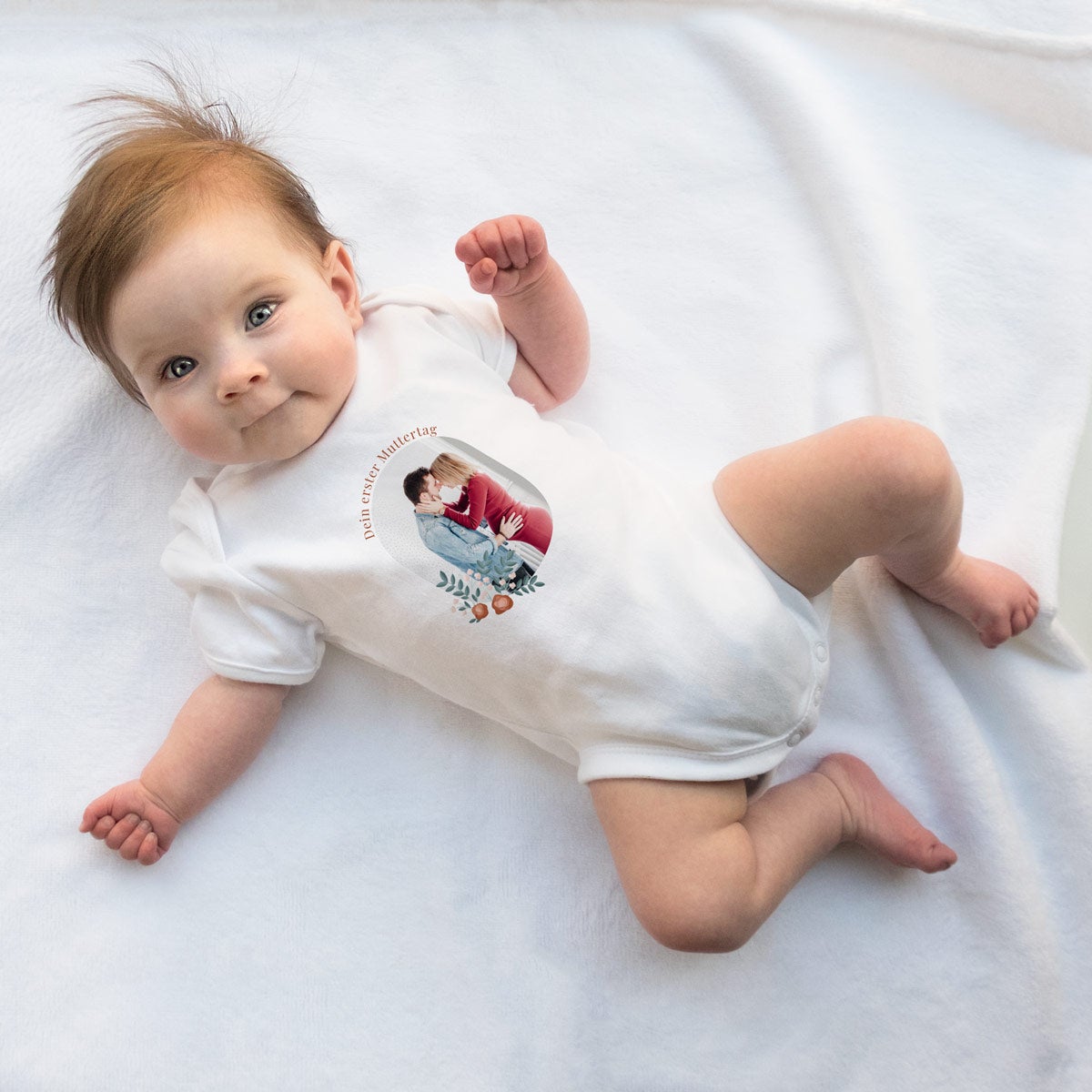  - Baby Body bedrucken erster Muttertag 74 80 - Onlineshop YourSurprise