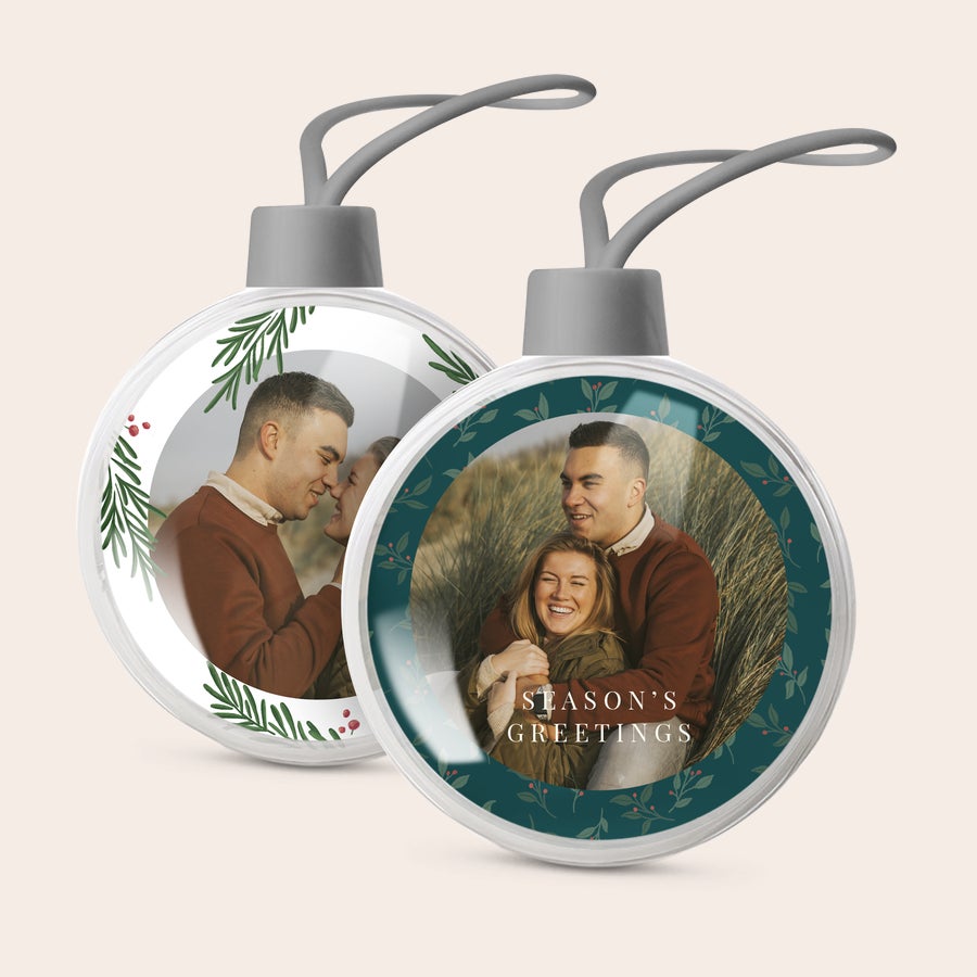 Personalised Christmas Baubles Personalised Christmas Baubles