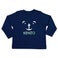 Baby shirt bedrukken - Lange mouw - Navy - 50/56