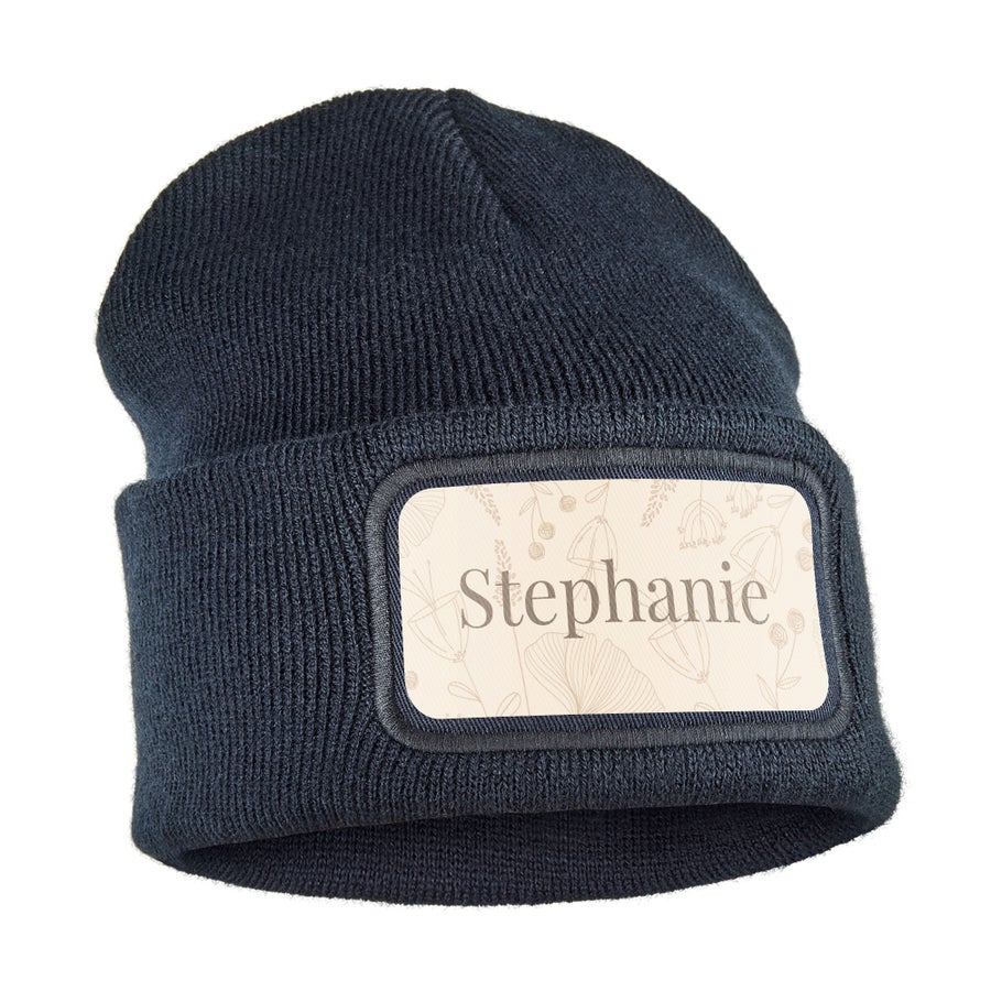 Printed beanie