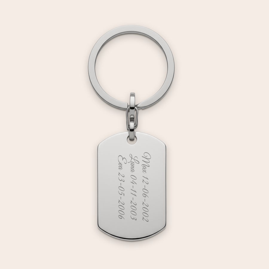 Engraved keyring Engraved keyring