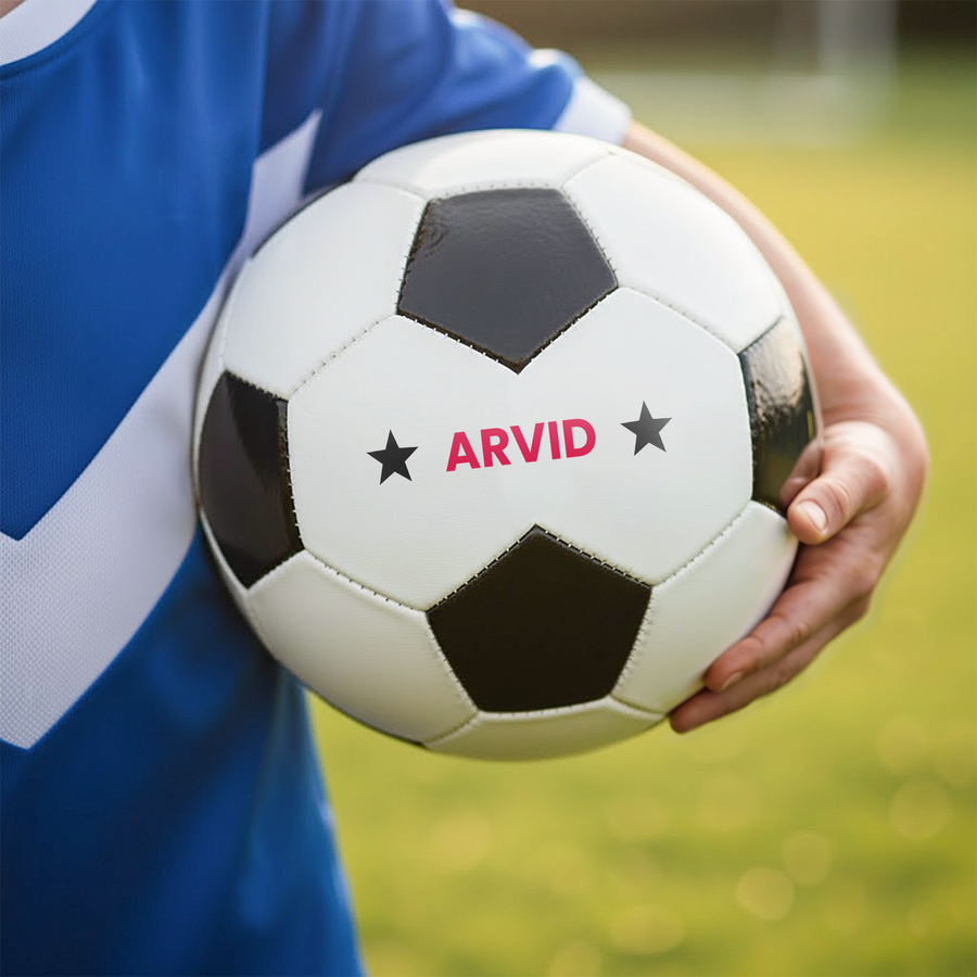 Fotboll med eget namn