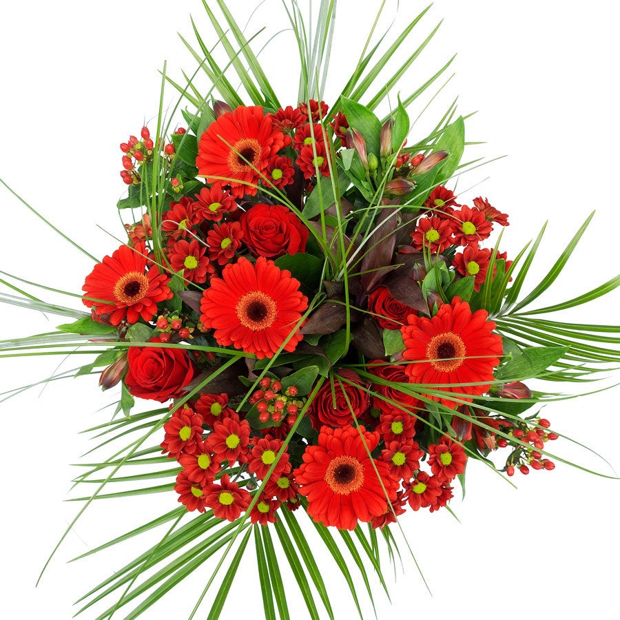 Bloemen - Boeket Rood (Medium) Bloemen - Boeket Rood (Medium)