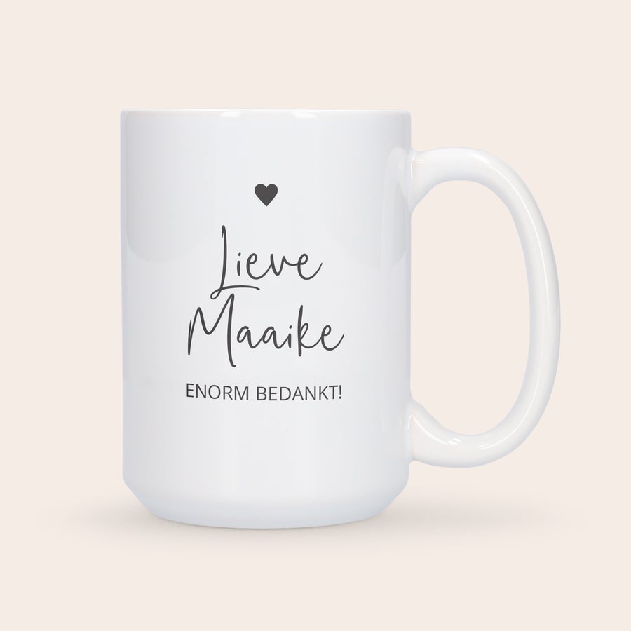 Grote mok bedrukken  - 445 ml  Grote mok bedrukken  - 445 ml
