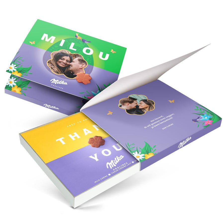 Zeg het met Milka Giftbox - Bedankt Zeg het met Milka Giftbox - Bedankt