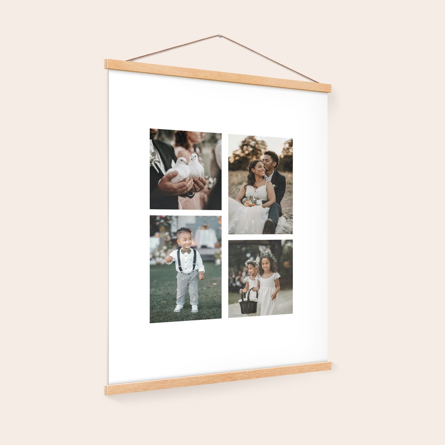 Poster personaliseren met posterhanger Poster personaliseren met posterhanger