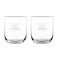 Luxurious personalised water glass (2 pieces)