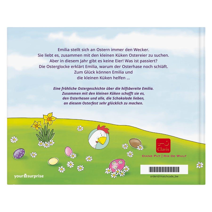 Buch Hilfe für den Osterhasen personalisieren
