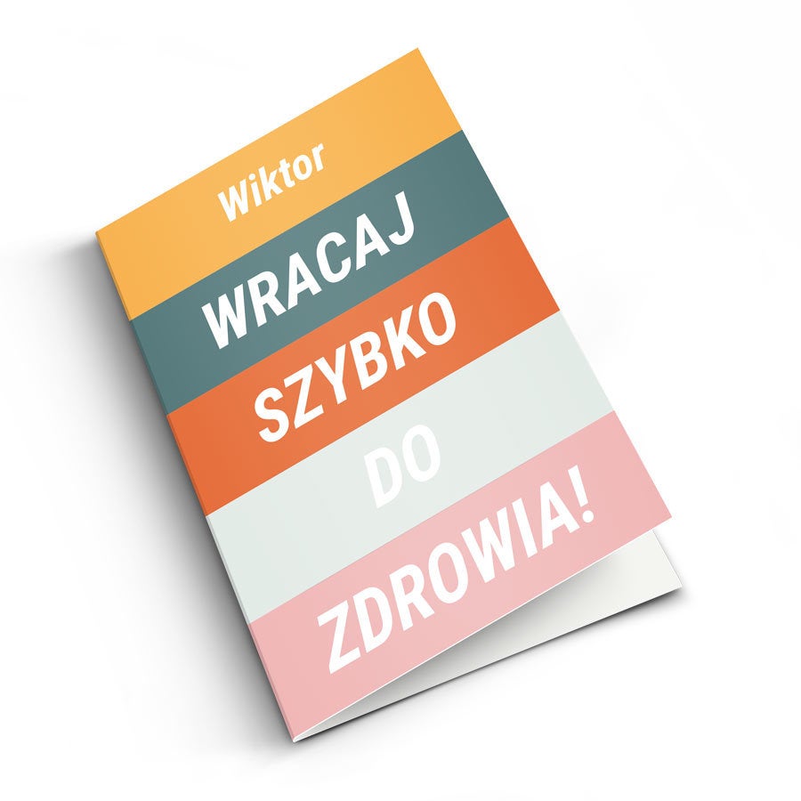 Fotokartka - Wracaj do zdrowia