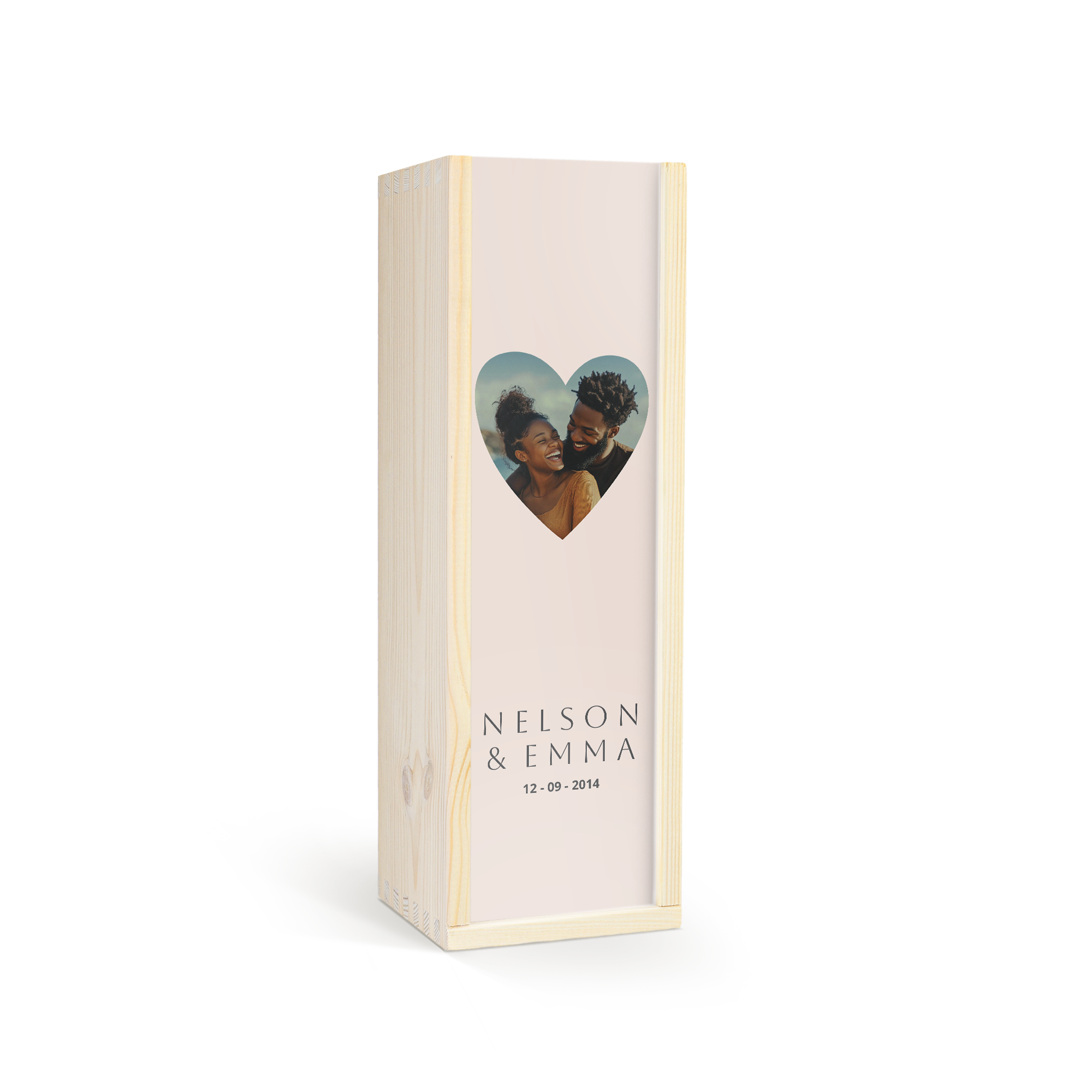 Personalised mulled wine gift - Engelsglut - Printed wooden case