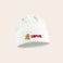 Personalised Baby Beanie - First Christmas - White Personalised Baby Beanie - First Christmas - White