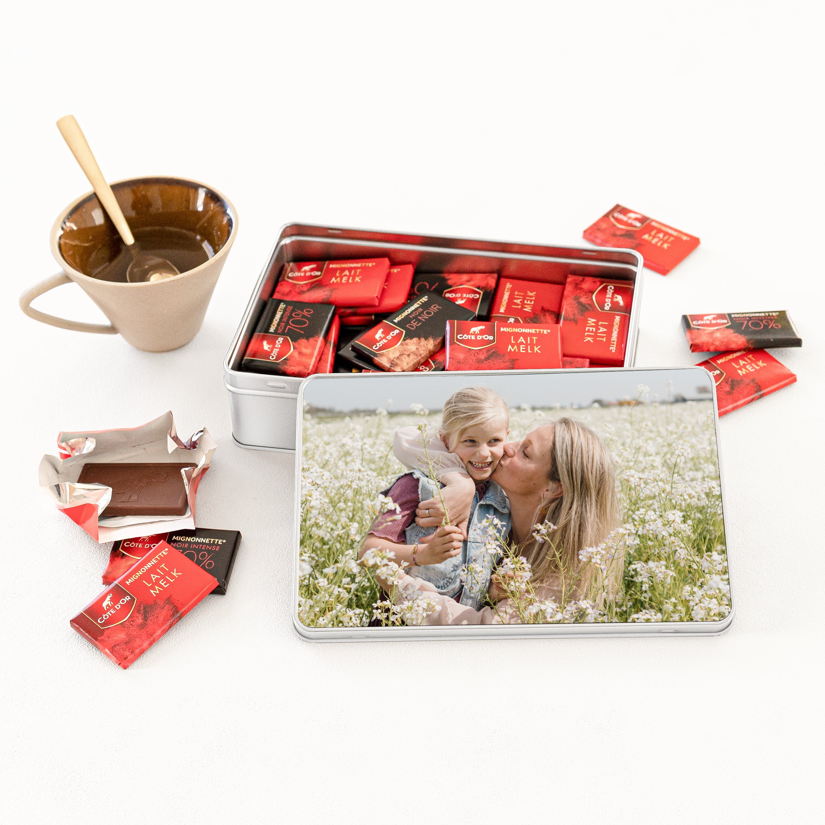Personalised gift tin - Cote d’Or