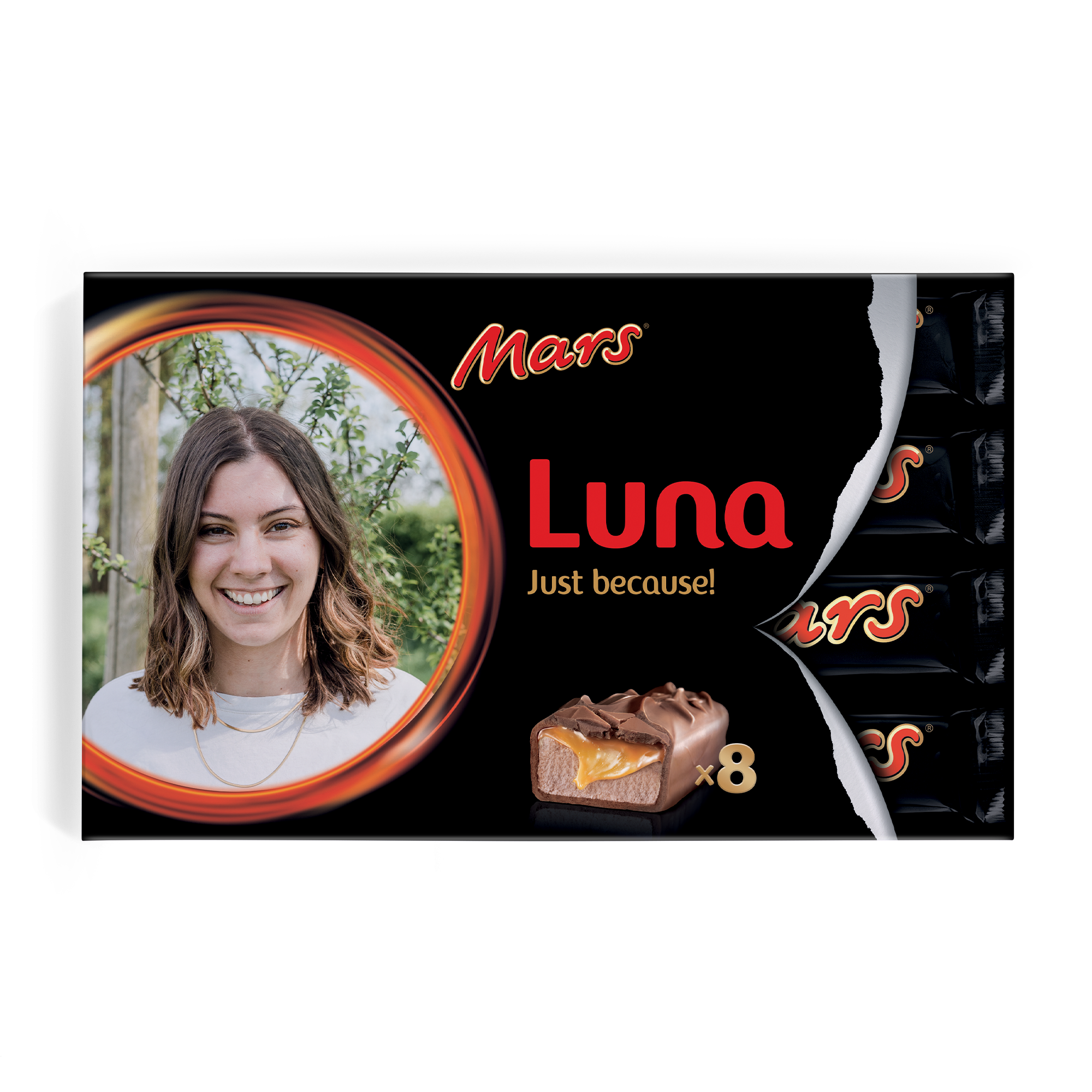 Caixa de presente Marte personalizada