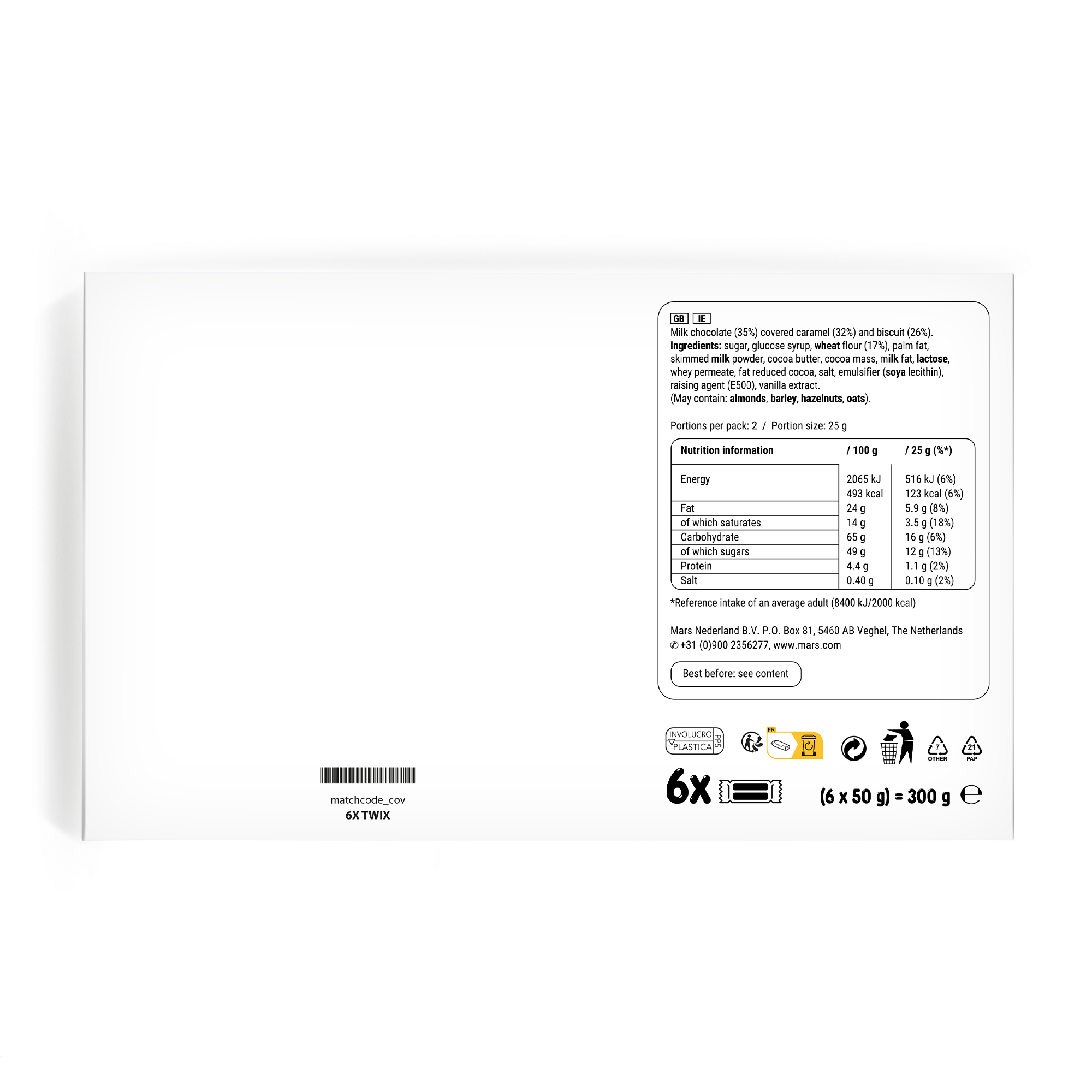 Caja regalo Snickers personalizada con foto impresa y mensaje para cumpleaños