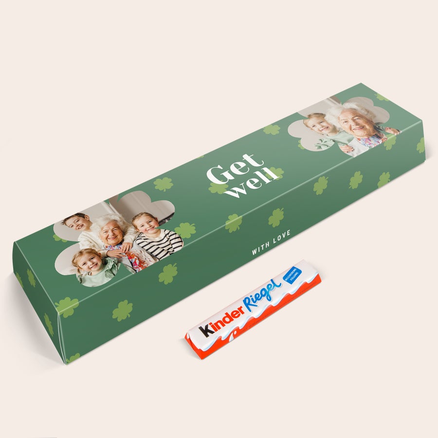 Personalised  XXL kinder bar Personalised  XXL kinder bar