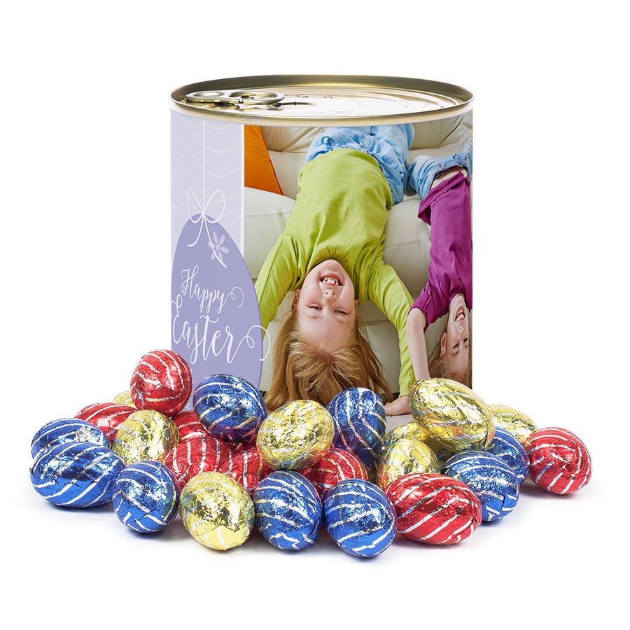 Tin af slik - Påskeæg