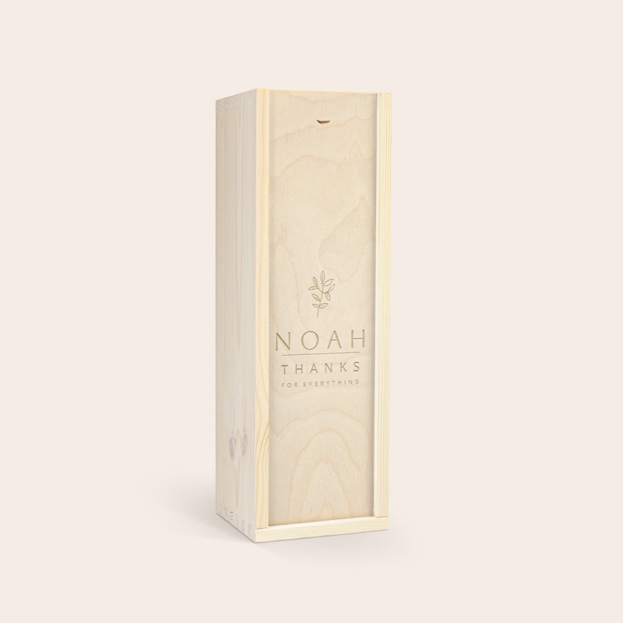 Personalised spirits - Bailey's Original - Engraved wooden case Personalised spirits - Bailey's Original - Engraved wooden case