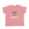 T-shirt bébé personnalisé - Manches courtes - Rose pâle - 62/68