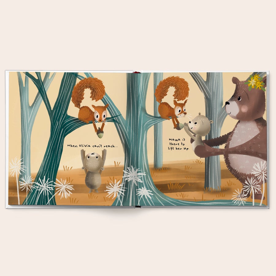 Personalised book - Mama In Your Loving Arms Personalised
