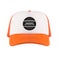 Casquette Trucker - Orange/Blanc 