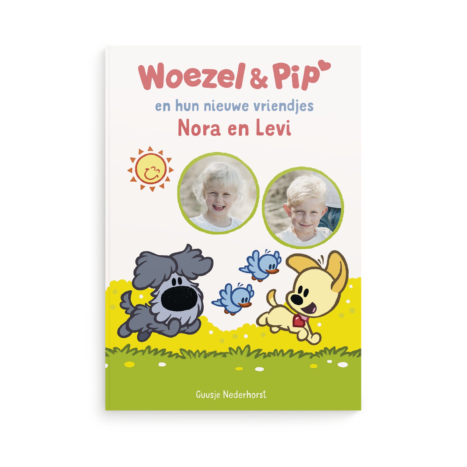 Boek met namen en fotoapos;s - Woezel en Pip tweelingeditie - XL boek