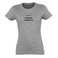 T-shirt - Femme - Gris chiné -  S