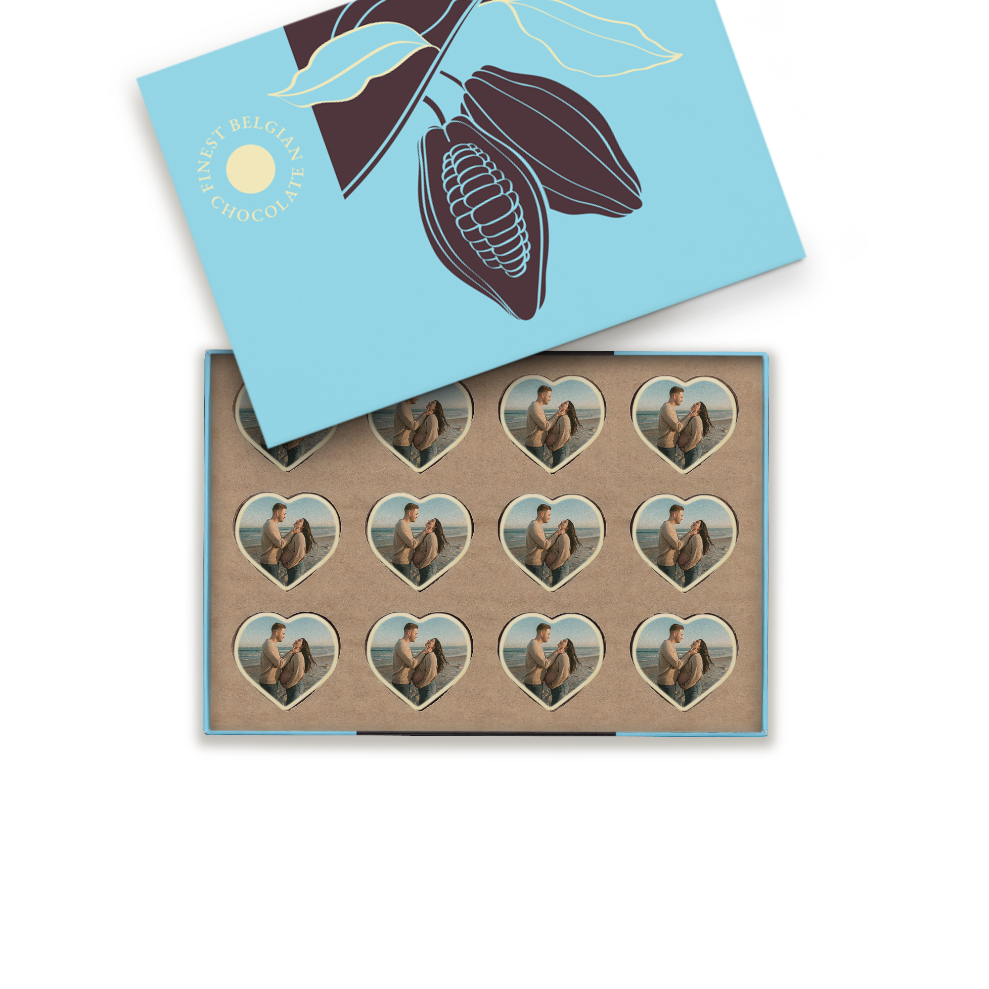 Bombons com foto - Coração