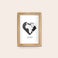 Personalised photo print with frame Personalised photo print with frame