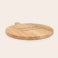 Runde Pizzaplatte aus Buchenholz, graviert mit deinem Wunschtext Runde Pizzaplatte aus Buchenholz, graviert mit deinem Wunschtext