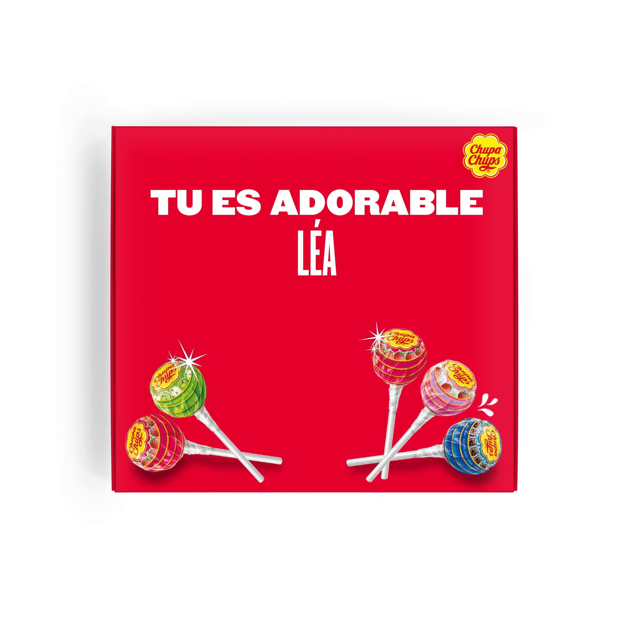 Coffret personnalisé Chupa Chupsonnalisé Chupa Chups