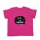Babyskjorta med tryck - kort ärm - Fuchsia - 62/68