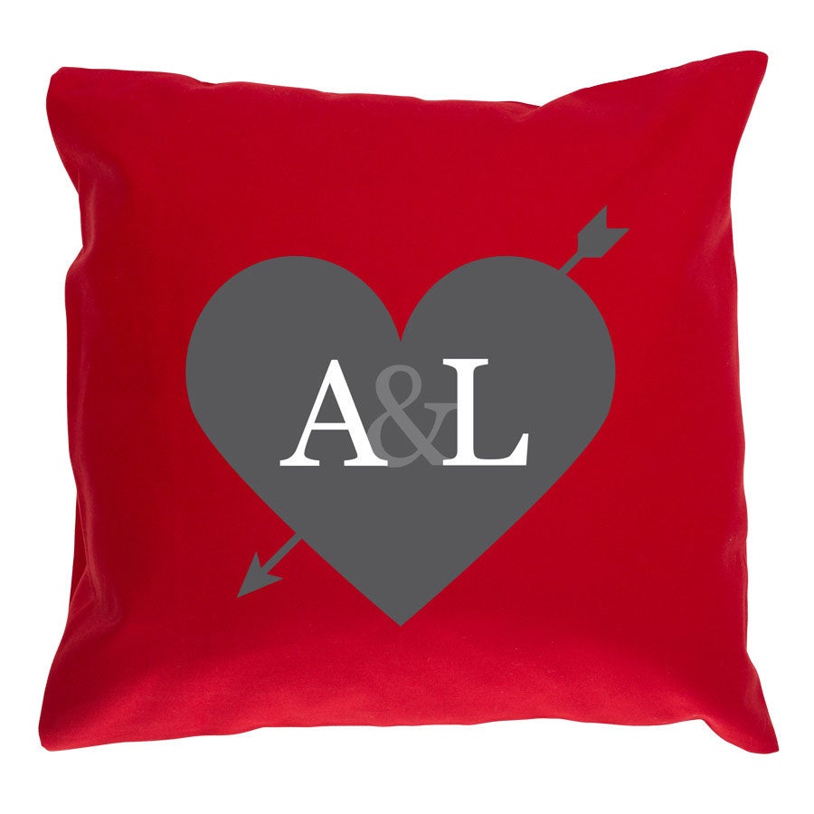 Personalised cushion case - Blue - 40 x 40 cm