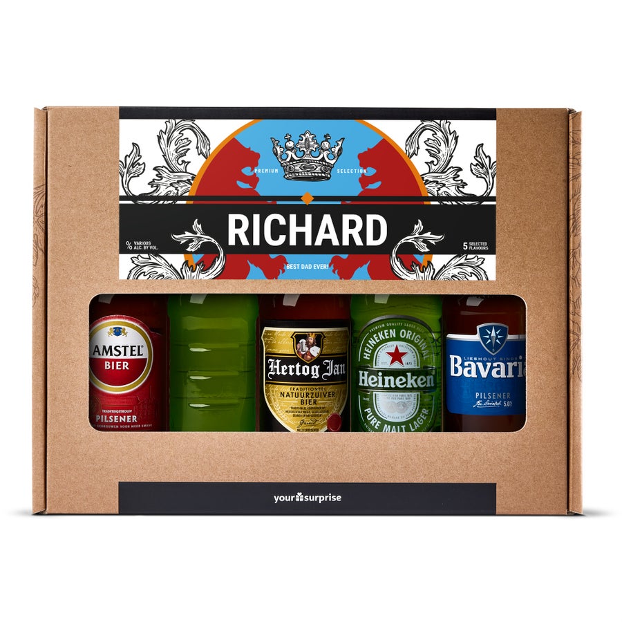 Personalised beer gift set - Father's Day