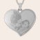 Engraved heart necklace large Engraved heart necklace large