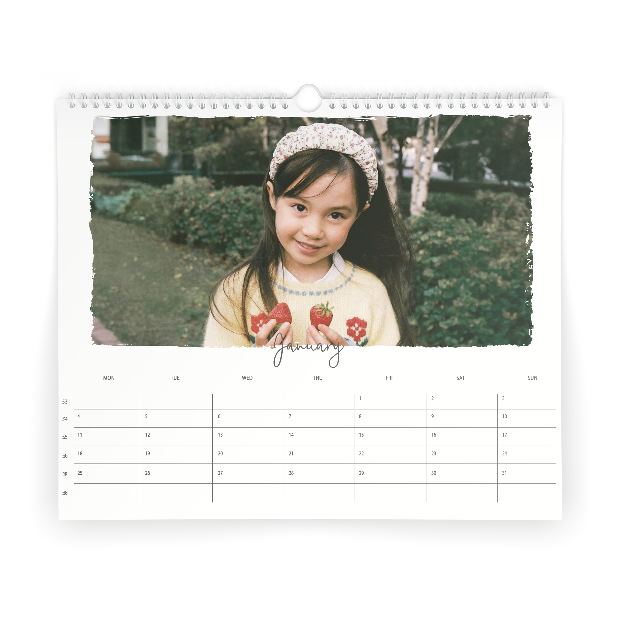 Personlig fotokalender 2026